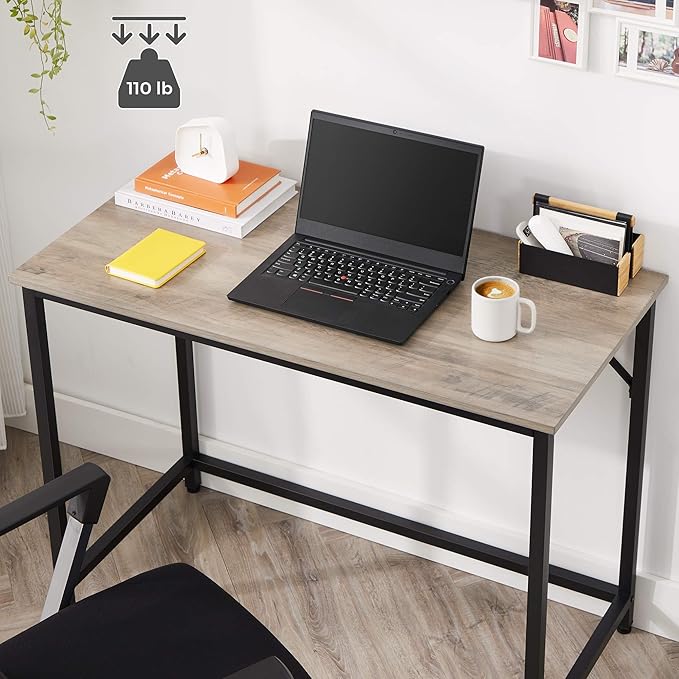 VASAGLE Computer Desk, Gaming Desk, Home Office Desk, - Image 6