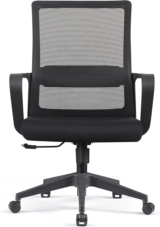 Black Mesh Office Chair - Image 7