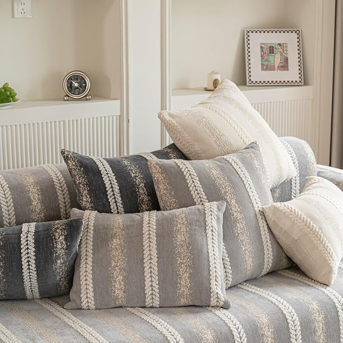 Pack of 1 Decorative Throw Pillow Covers 20x20 Inch, Pillow Cases - Image 9