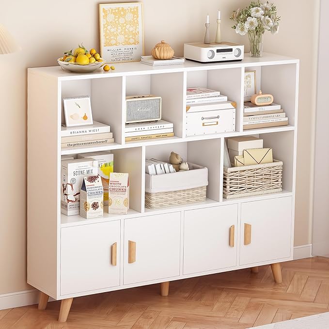 Cubby Shelf Bookcase with Doors by OSCHF