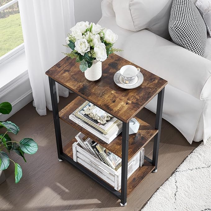 VECELO Tall End Side Table - Image 8