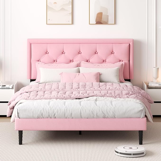 Queen Size Platform Bed Frame - Image 4