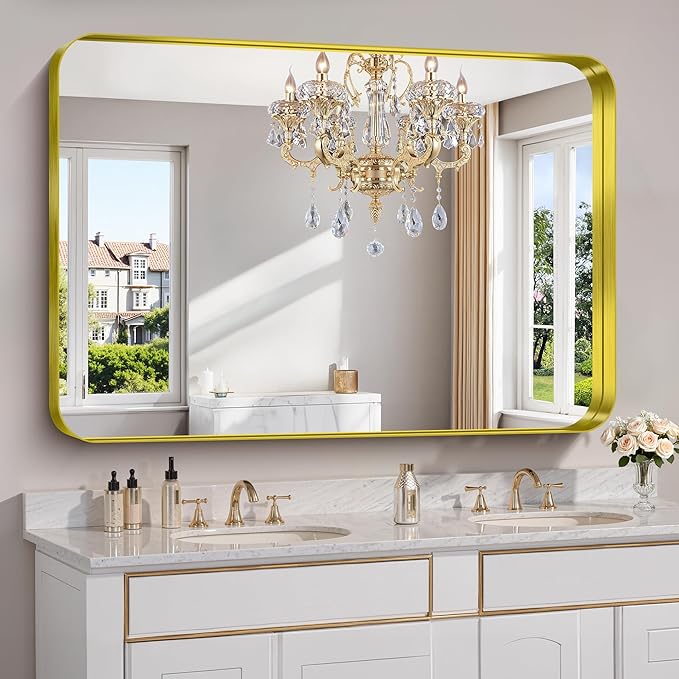 FORBATH 55x36 Inch Large Bathroom Mirror by FORBATH