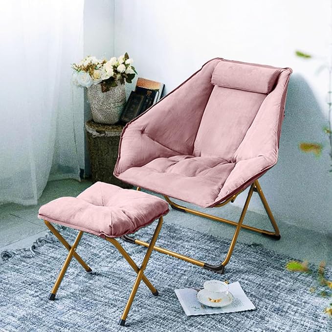 Hexagon Foldable Living Room Chair, Saucer Chair - Image 8