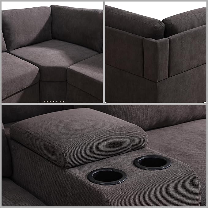 Sectional Couches for Living Room, Modular Sectional Sofa - Image 5