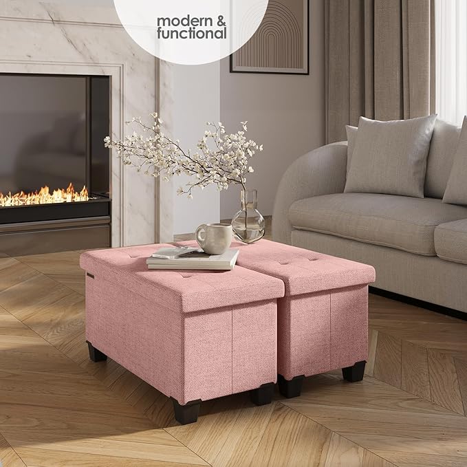 STORAGEBUD Storage Ottoman Bench - Image 2