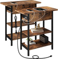 LIDYUK Set of 2 Brown End Tables by LIDYUK