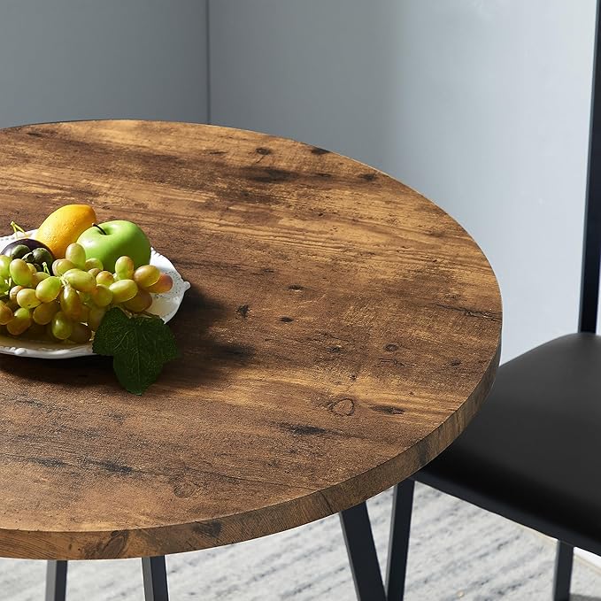 VECELO Round Dining Room Table - Image 2