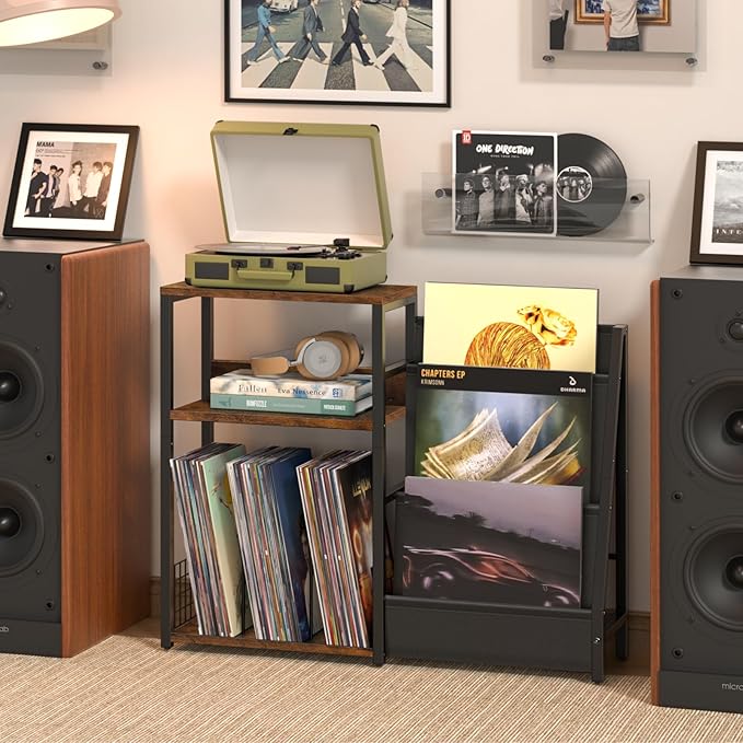 LELELINKY Record Player Stand - Image 6
