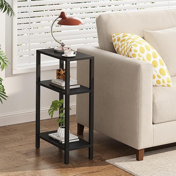 TUTOTAK Small Side Table, Narrow End Table, Skinny Sofa Table, Slim Nightstand - Image 5