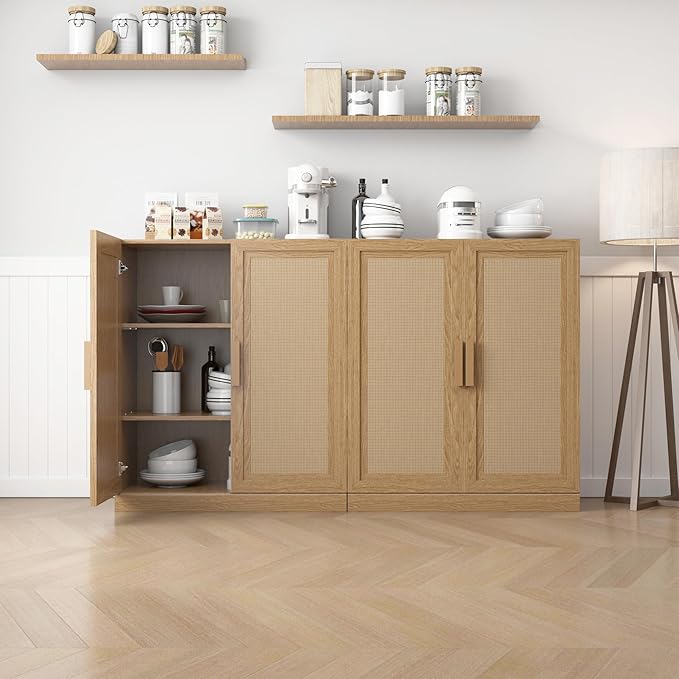 Buffet Cabinet, 2-Doors Sideboard Cabinet - Image 8