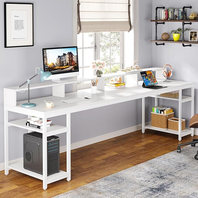 Tribesigns Two Person Desk - Image 4