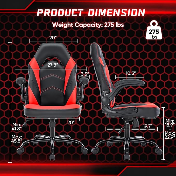 OLIXIS Computer Gaming Desk Chair - Image 3