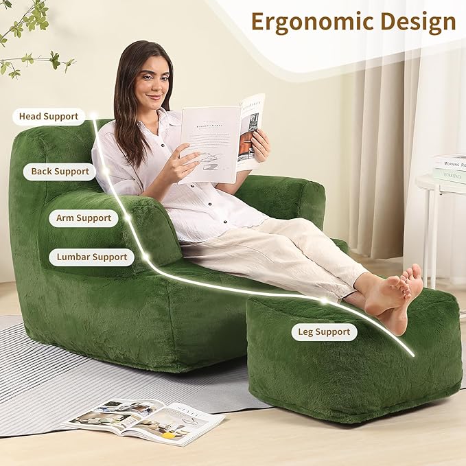 Comfy Gaint Bean Bag Chair - Image 3