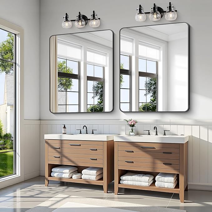 KOCUUY 40"x48" Large Rectangle Vanity Mirror, Modern Design of Upgraded - Image 6