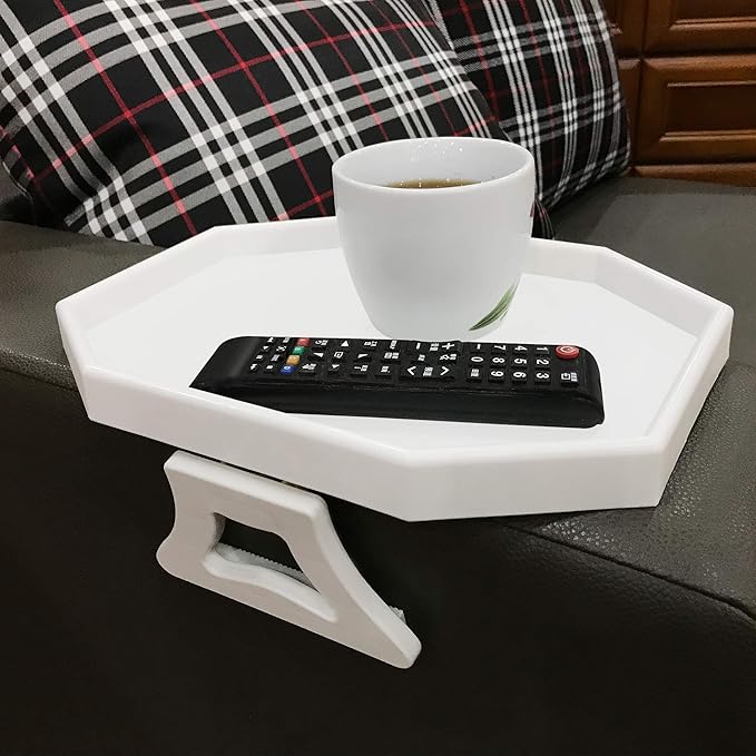 Sofa Armrest Clip Table – No-Slip Couch Tray - Image 5