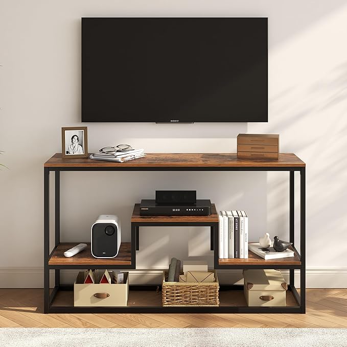 Tall TV Stand for TVs up to 55 Inch, TV Console Table - Image 8