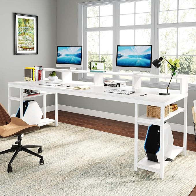 Tribesigns Two Person Desk - Image 5