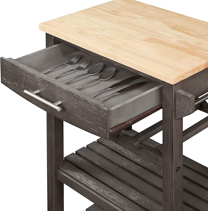 Convenience Concepts Ellaine 4 Tier Kitchen Cart - Image 3