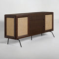 NTC MOSSIC Sideboard with 2 Doors and 3 Drawers, Buffet Cabinet with Natural by NTC