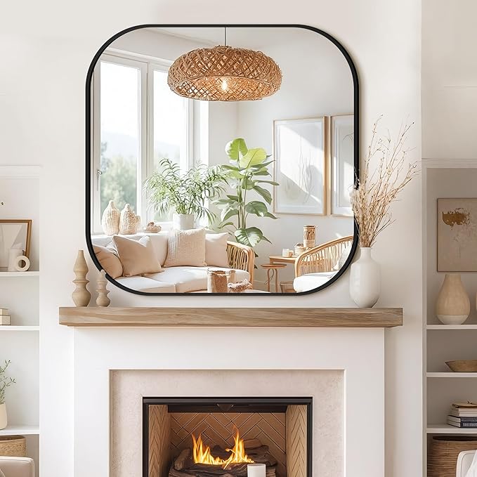 Bathroom Mirrors for Over Sink, 35x35 Vanity Squircle Mirror for Bathroom Sink - Image 6
