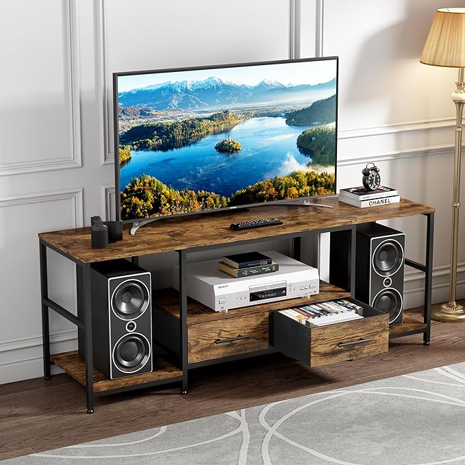 TV Stand for 75 Inch TV, TV Stands for Living Room - Image 2