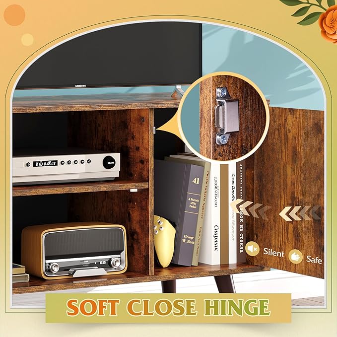 WLIVE TV Stand for 40 Inch TVs, Small Entertainment Center - Image 6