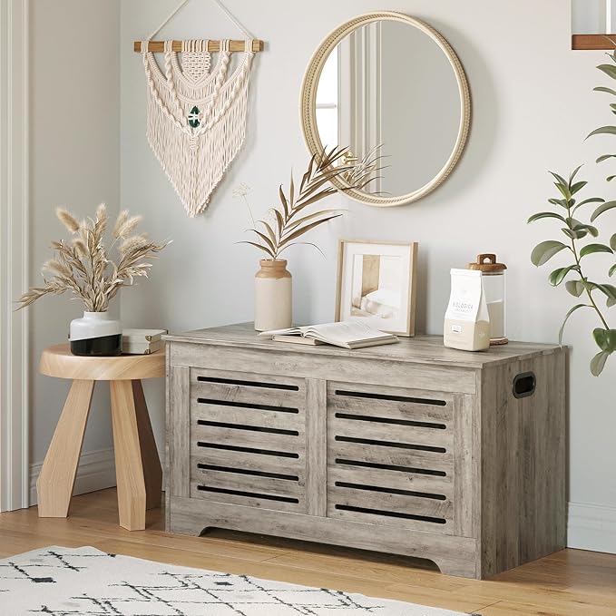 DINZI LVJ Storage Chest, Wooden Toy Box Organizer - Image 6