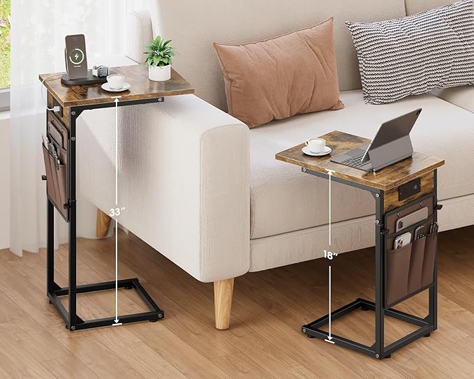 Vagusicc C Shaped End Table - Image 2