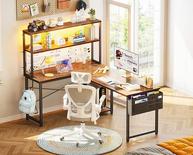 AODK L Shaped Desk Gaming Desk - Image 8