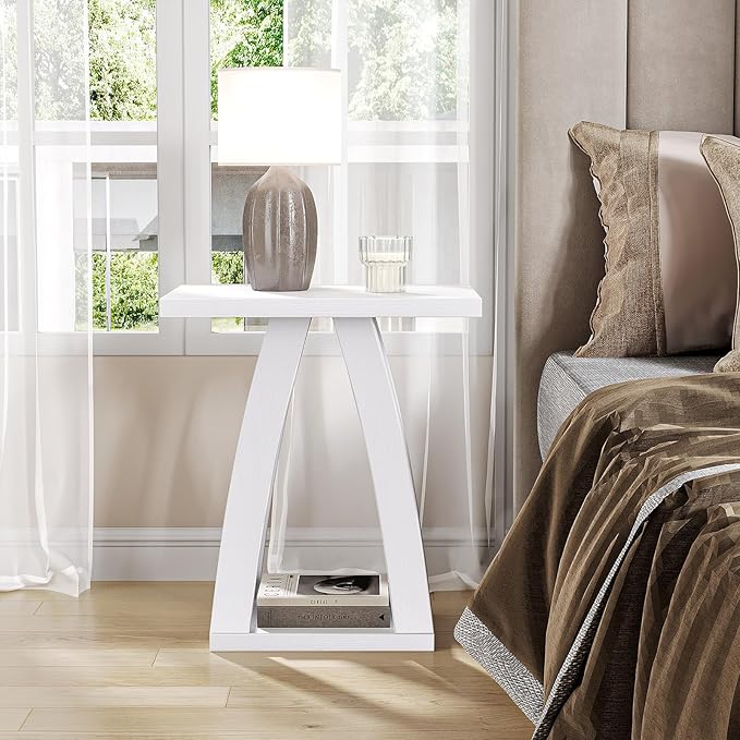 End Tables Living Room Set of 2. Side Tables Living Room. Side Table Beside - Image 5