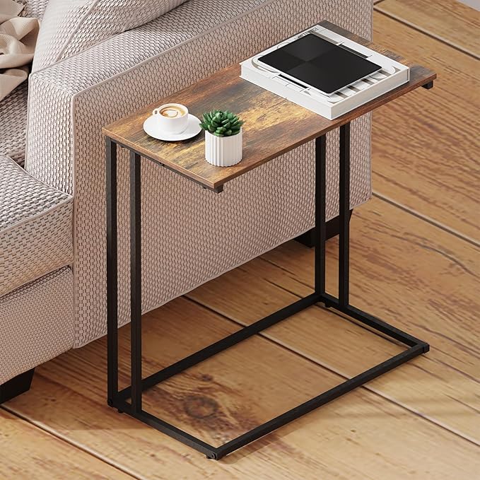 C-Shaped Side Table, Modern End Table - Image 4