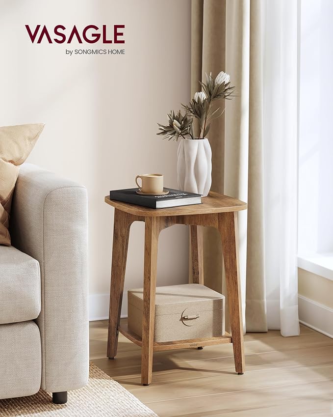 VASAGLE Side Table, Small Square End Table - Image 2