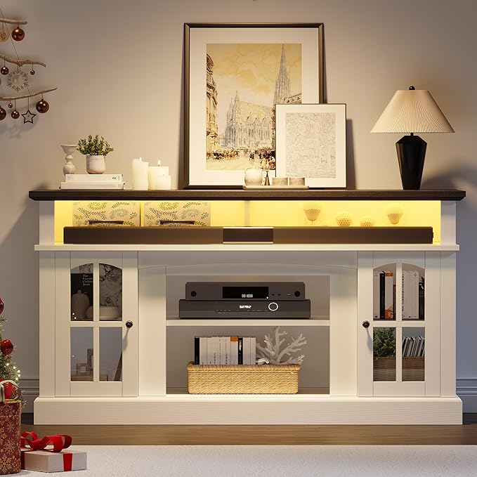 YITAHOME LED Farmhouse TV Stand - Image 6