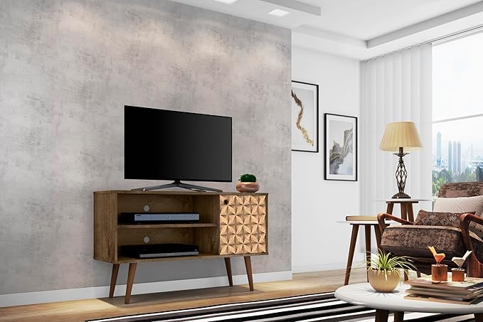 Manhattan Comfort Liberty Mid Century Modern TV Stand - Image 2