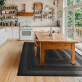 Homespice Jet Black Jute Rug 8x10' – Primitive Braided Rugs by Homespice