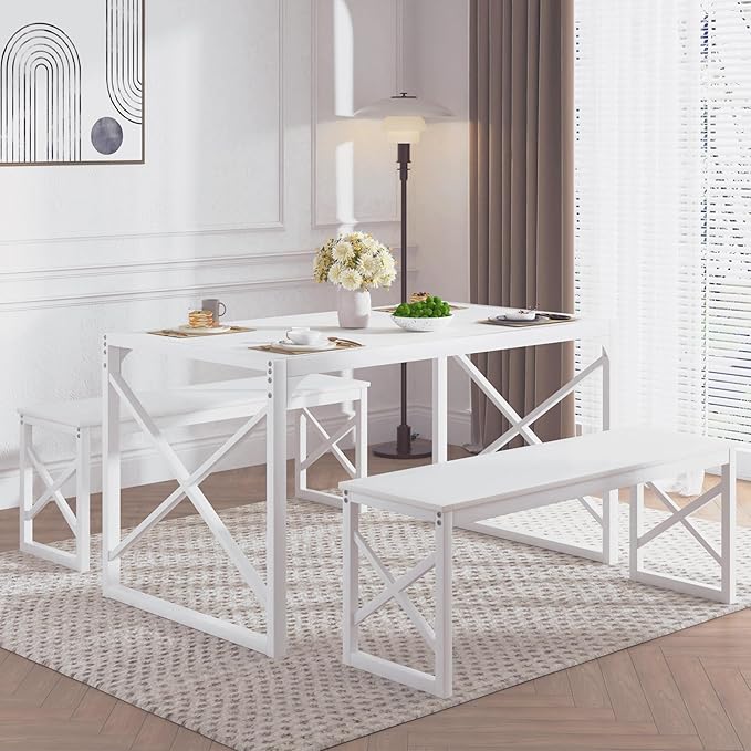 VECELO Kitchen Dining Table Set by VECELO