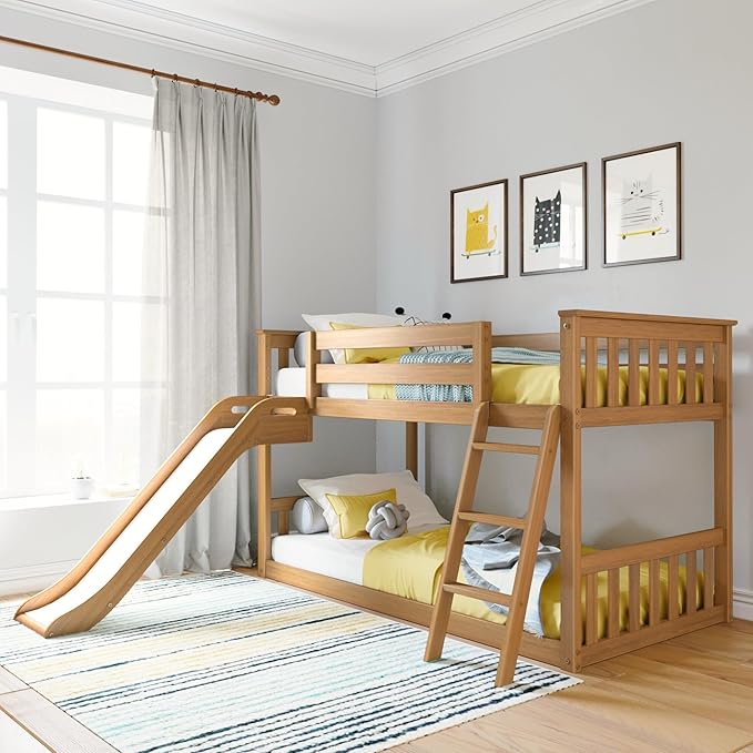 Max & Lily Twin Over Twin Low Bunk by MaxLily