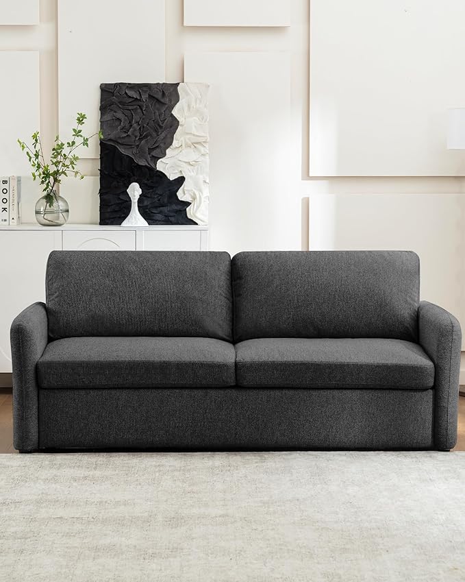 Queen Size Pull Out Sofa Bed, Convertible Sleeper Sofa Couch - Image 2