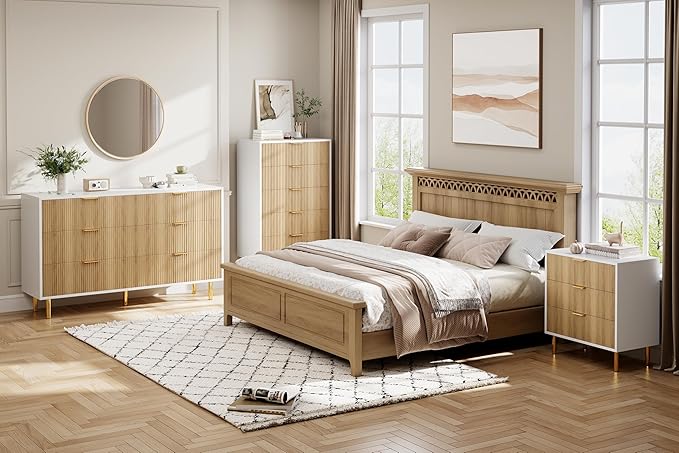 GarveeHome Dresser for Bedroom, Modern Chest of Drawers - Image 3