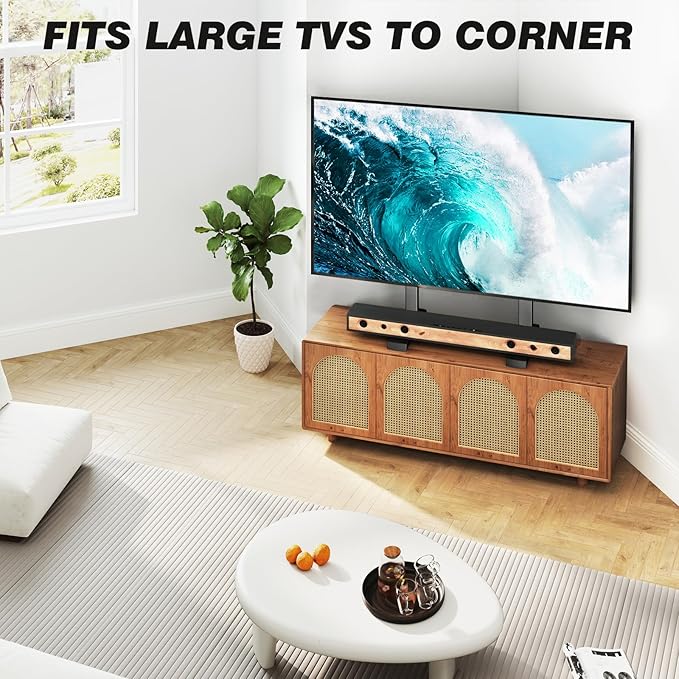 5Rcom Universal TV Stand, Large TV Legs - Image 9