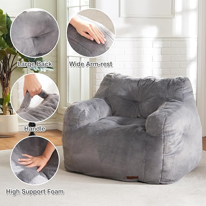 Hobestluk Bean Bag Chair for Adult Small Bean Bag Chairs - Image 6