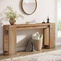 Tribesigns 70.9-Inch Extra Long Console Table, Farmhouse Wood Sofa Table Behind by Tribesigns