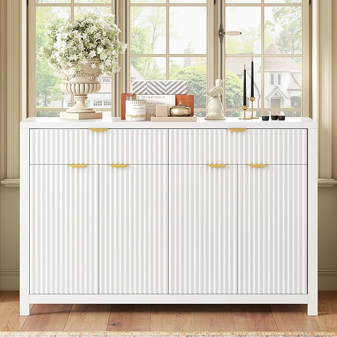 Merax Modern Wave-Pattern Sideboard Cabinet by Merax