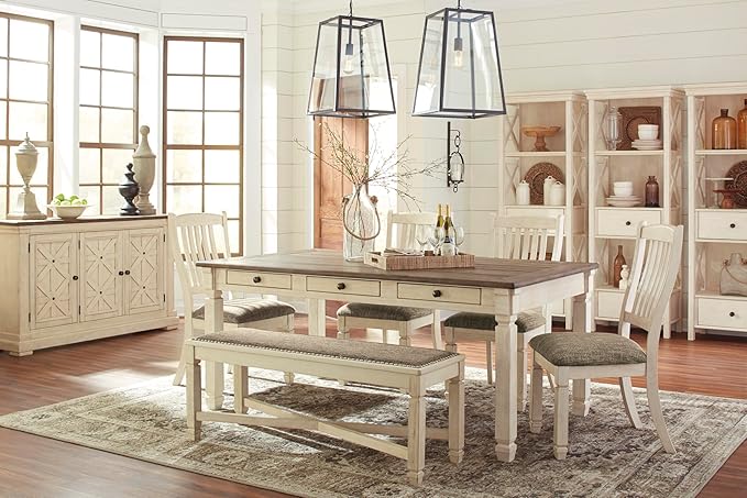 Signature Design by Ashley Bolanburg 20" Upholstered Dining Room Chair - Image 18