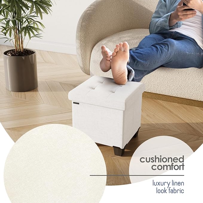 STORAGEBUD Storage Ottoman Cube - Image 7