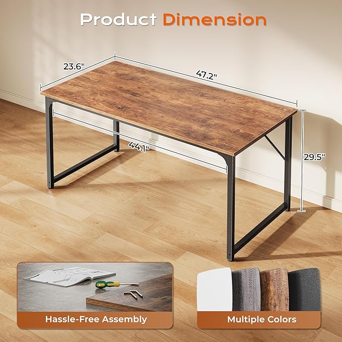 PRAISUN 47 X 24 Inch Computer Desk - Image 2