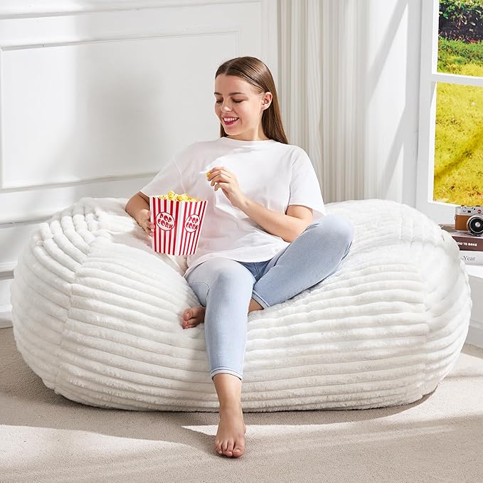 Hobestluk 3FT Bean Bag Chairs Adult Bean Bag by YourHomeDeservesMore