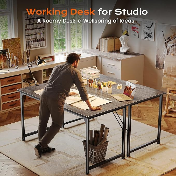 PRAISUN 48 X 24 Inch Computer Desk - Image 8