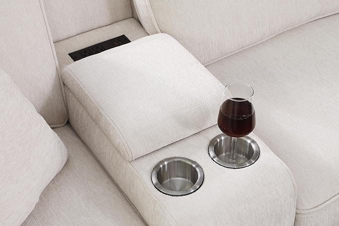 127" L-Shaped Sectional Couch - Image 3